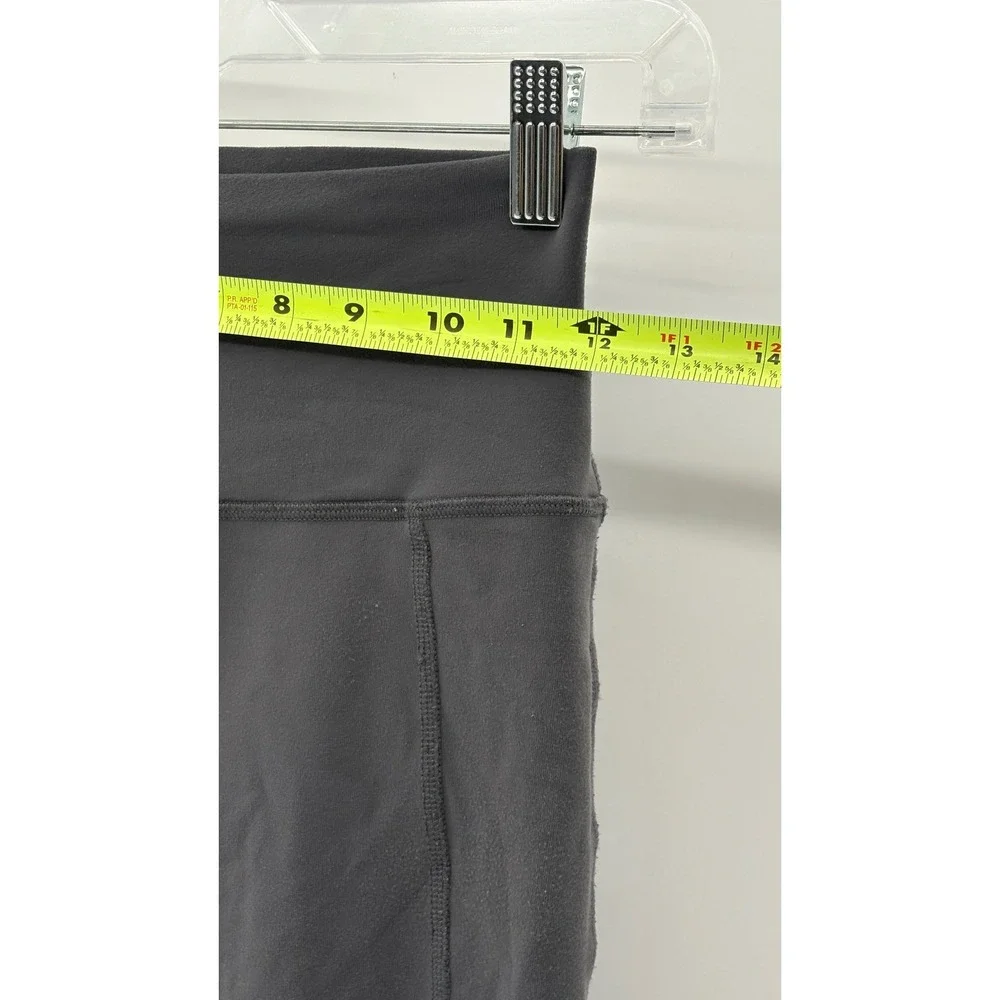 Alo Leggings‎ Avenue High Rise Moto Women Size XS Dark Gray Yoga Workout